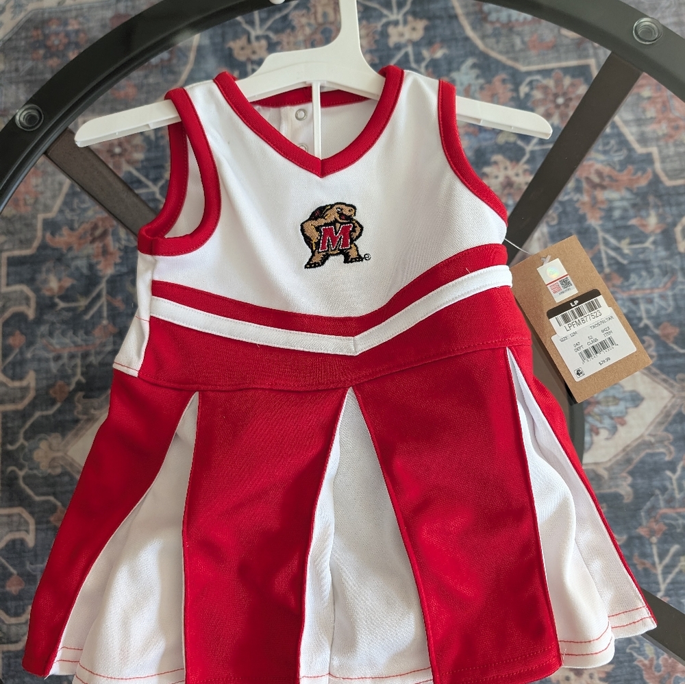 Maryland Cheerleader Dress Toddlers 12 M